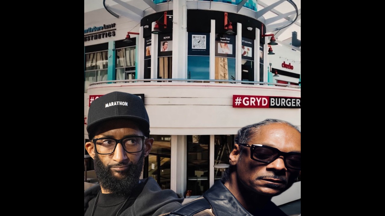 BLACK SAM SNOOP DOGG & MAYORS OFFICE | WELCOME TO #GRYD BURGER