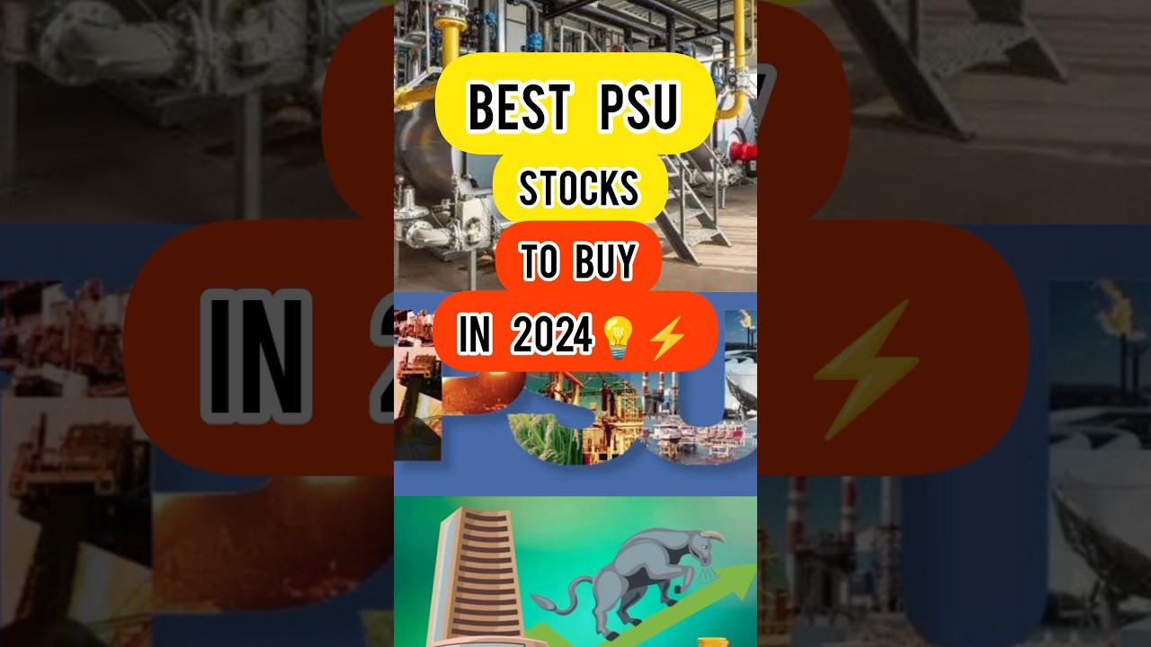 ♻️Best PSU Stocks to Buy in 2023-24?💡⚡ #psustocks #stockmarket #investments  #finowings