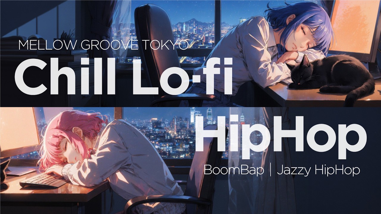 MELLOW GROOVE ｜メロウな夜のLofi Chill Hiphop｜作業用BGM｜リラックス＆集中BGM　playlist