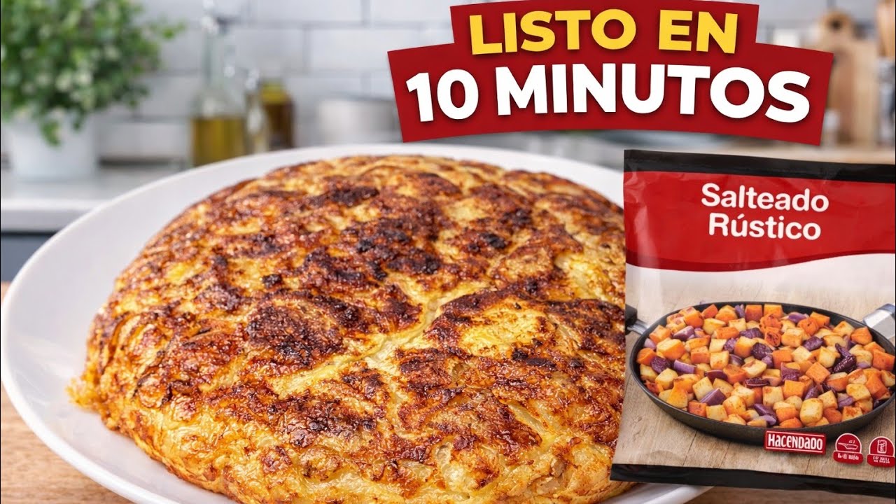 🔥NOVEDAD MERCADONA🟢 1° RECETA EN 10 MINUTOS, NUEVO SALTEADO RUSTICO, CENA COMPLETA 