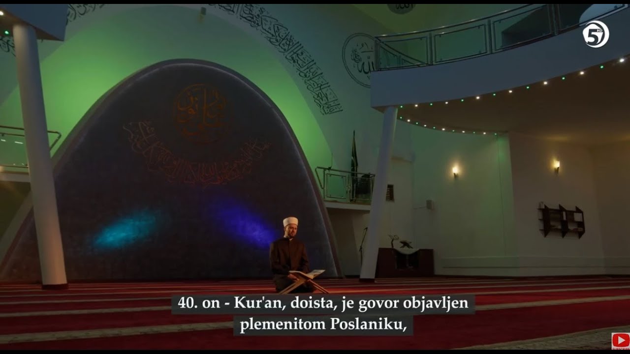 Učenje Kur'ana (sura El-Hakka, 19-43) - hfz. Edin ef. Fajković