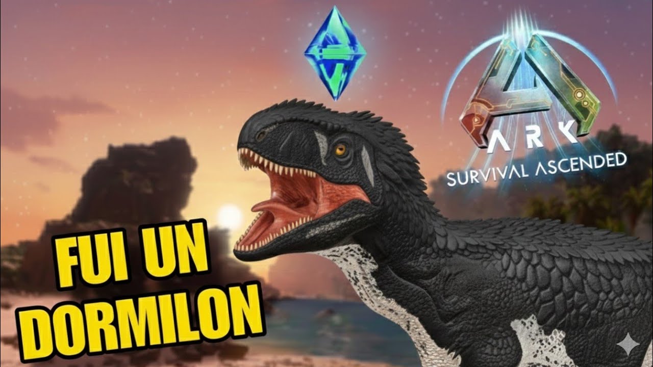 SOBREVIVÍ siendo MEGALOSAURUS Play As Dino MOD| ARK Survival Ascended #lavelociblue 