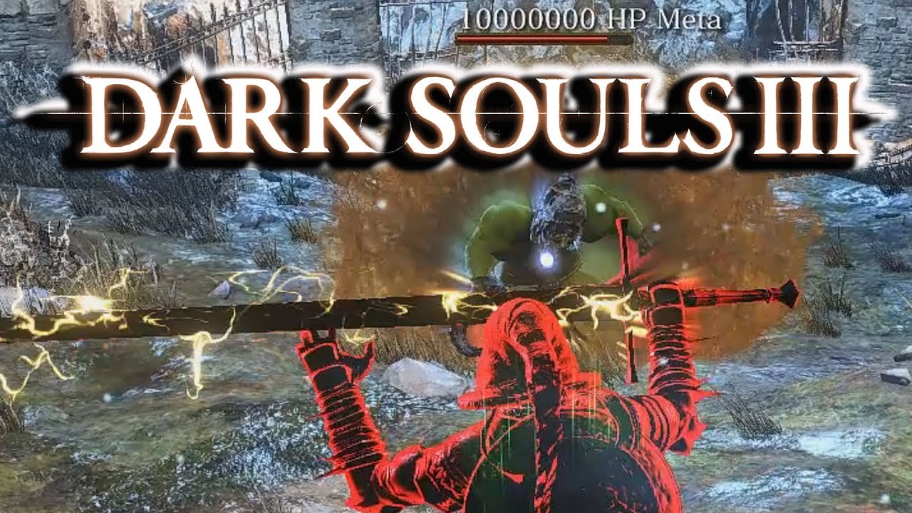 Dark Souls 3 - 10000000 HP Hacker Boss