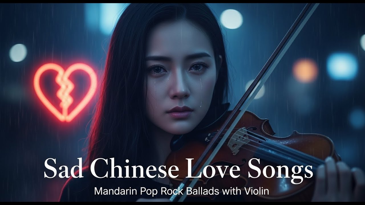 Sad Chinese Love Songs | 20 Mandarin Pop Rock Ballads with Violin (Emotional Chinese Music)