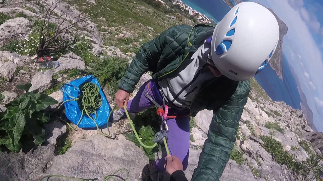 Kalymnos Climbing - Trois Ilots - Crystal Line - 6a