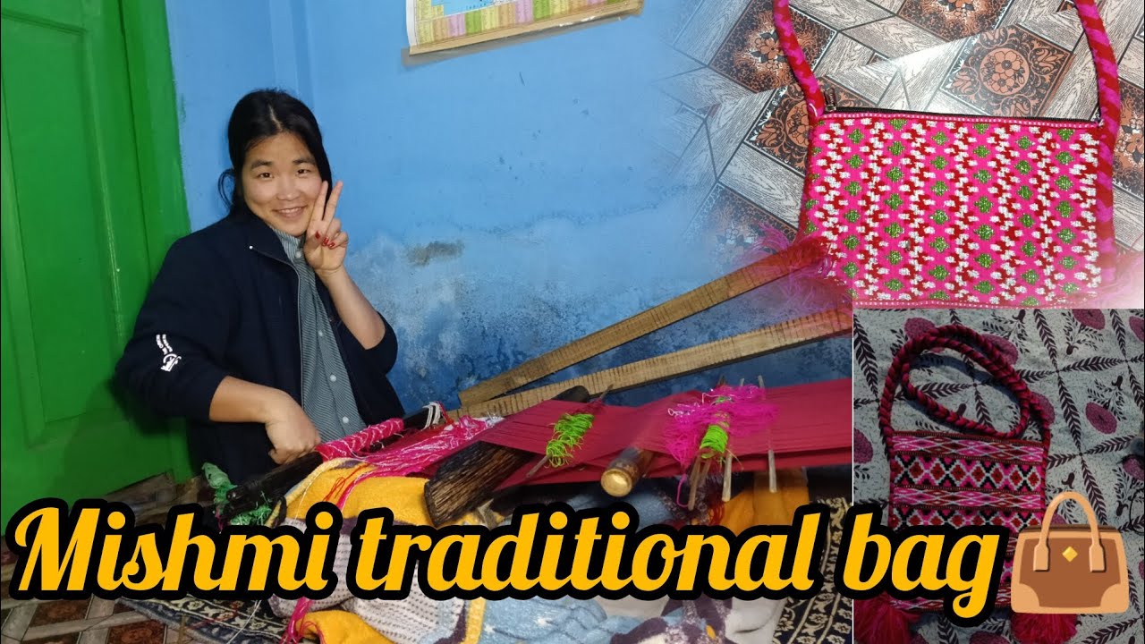 Making traditional bag 👜//#minivlog //#arunachalpradesh