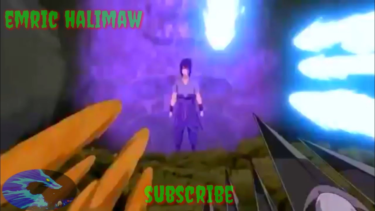 Sasuke vs 4 shinobi / Darui / kankurou / Temari / Gaara / English dubbed / part2 / ep203