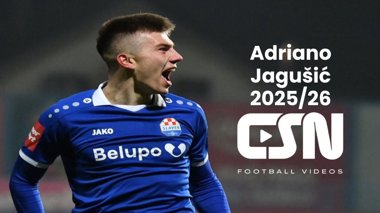 Adriano Jagušić (NK Slaven Belupo) - Goals, Skills & Assists 2025/26 | HD