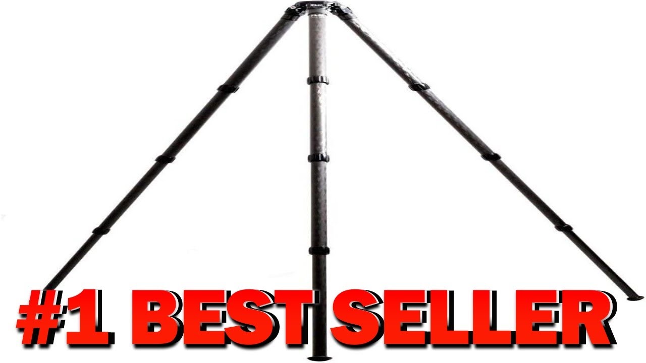 FLM CP38 L4 II 4 Section Compact Tall 10X Carbon Fiber Tripod with 100mm Bowl - B084BY1GZ4