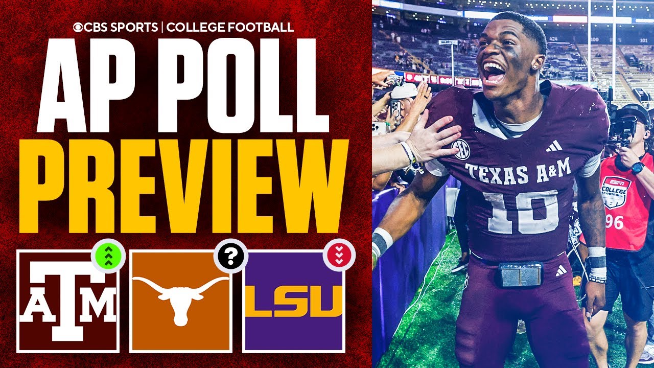 College Football Week 10 AP Poll Preview: Texas A&M, Texas Move Up... LSU, Oklahoma Drop