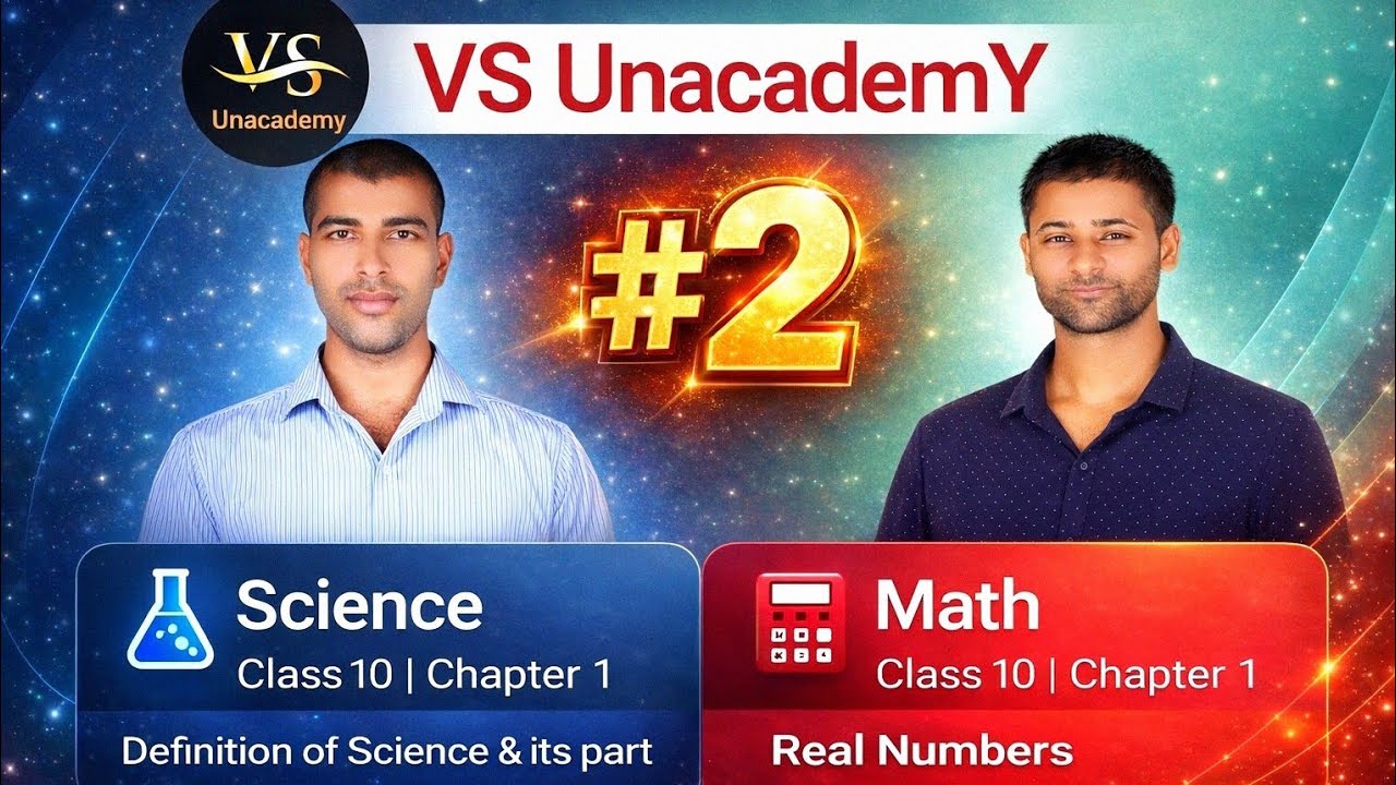 Math: Class 10 | Chapter 1( Real Numbers) & Science: Class 10 | Chapter 1 (definition of science) #2