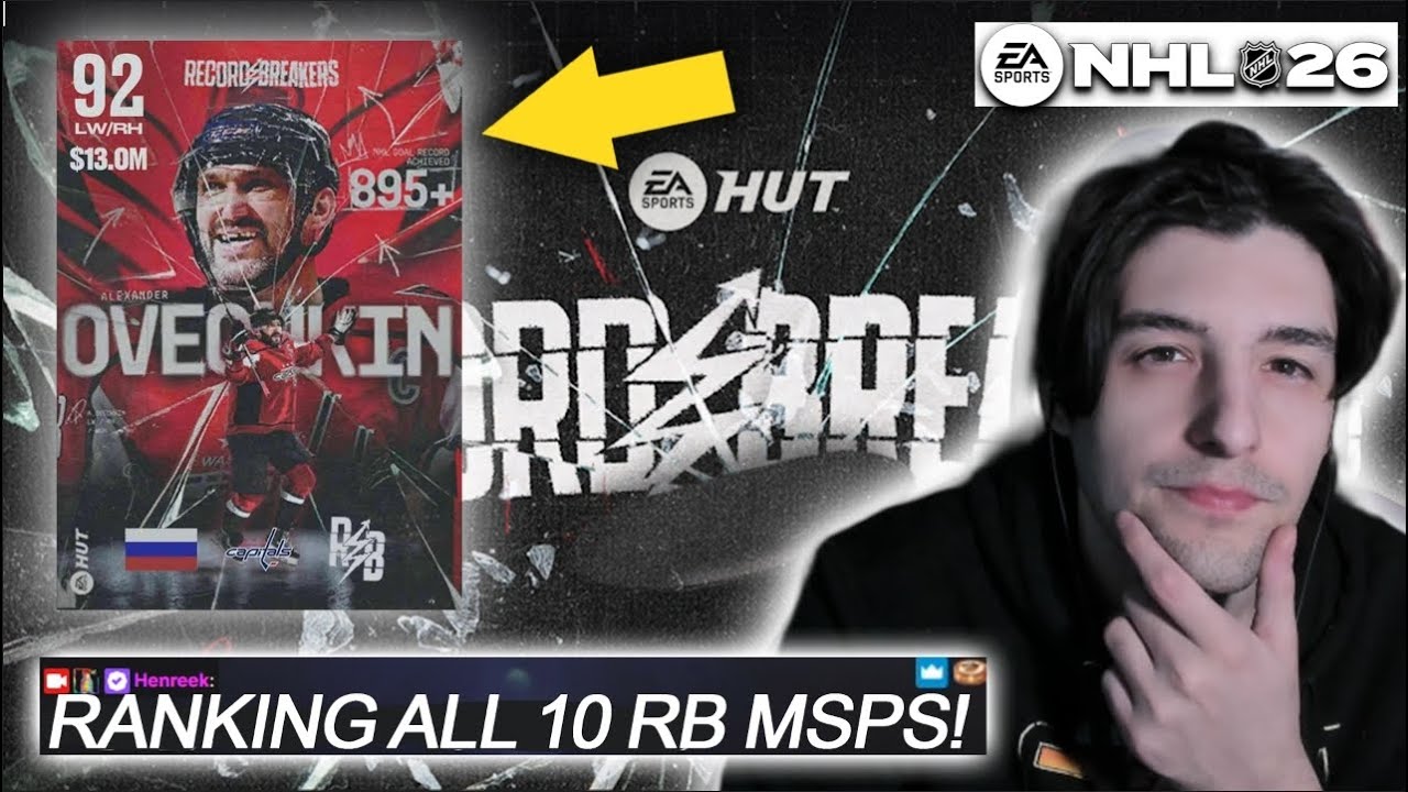 ЛУЧШИЙ РЕКОРДСМЕН MSP! РЕЙТИНГ ВСЕХ 10 В NHL 26 HUT