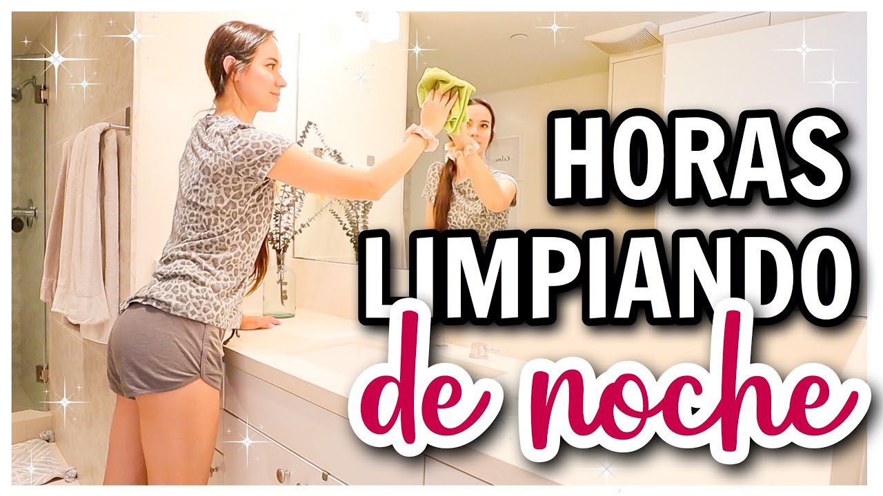 HORAS LIMPIANDO DE NOCHE | COCINA, ESTUFA, BAÑO, INDORO | rutina limpieza | ALEJANDRA C MALDONADO