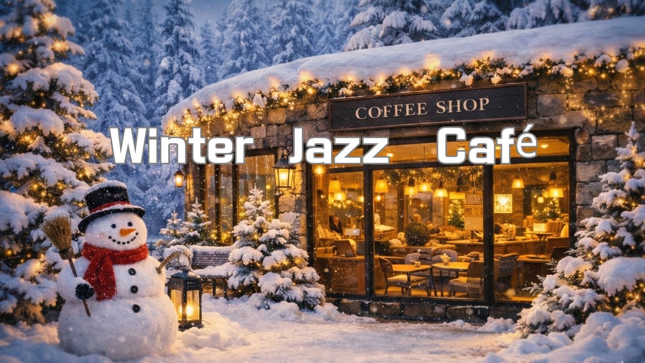 Watching the snow fall with a cup of coffee... ☕️ Lofi for a quiet night