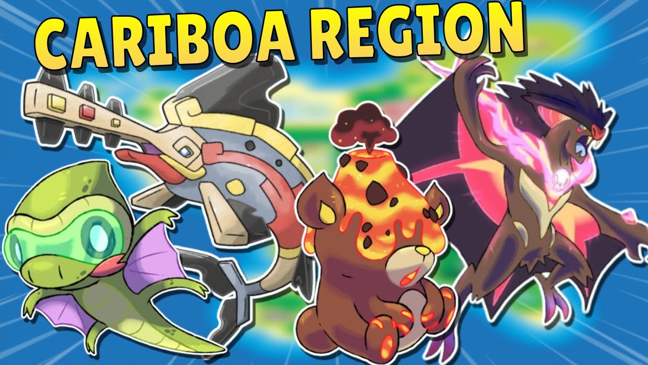 New CARIBBEAN And MEXICAN Pokemon - The Cariboa Fakemon Region
