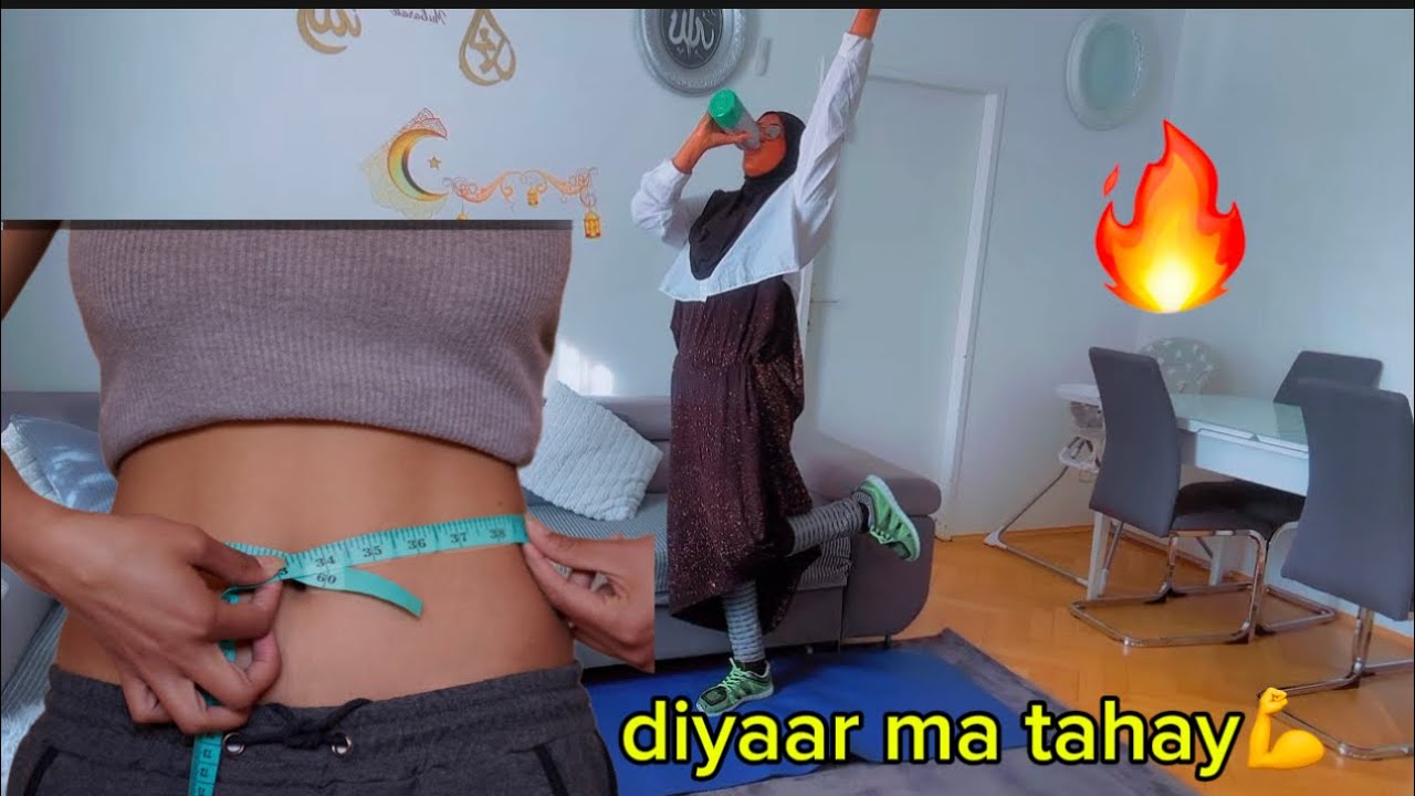 LOSE YOUR BELLY FET in 2 week🔥12 min💪labo isbuuc iskaga jar caloosha by@nasriinofficial