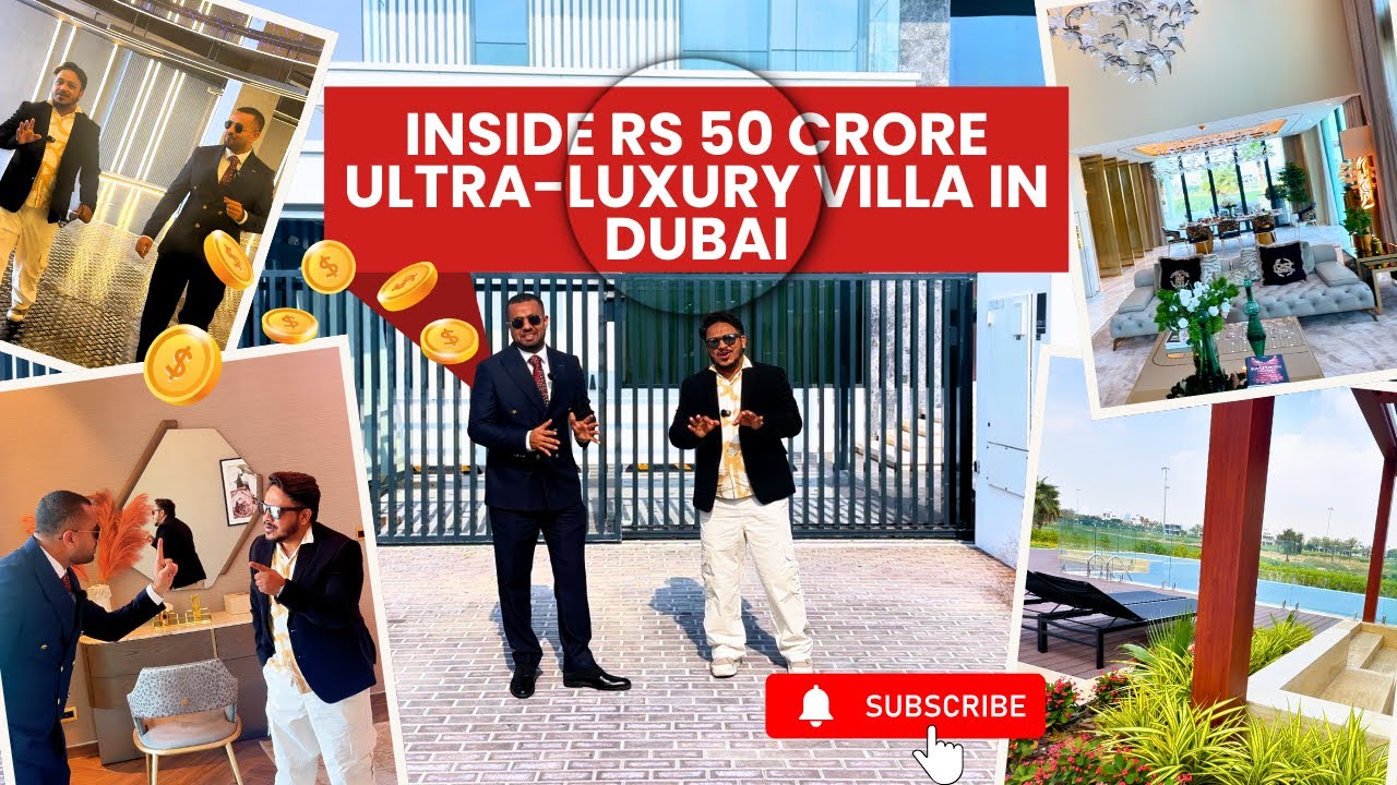 Inside RS 50 Crore Ultra-Luxury Villa in Dubai