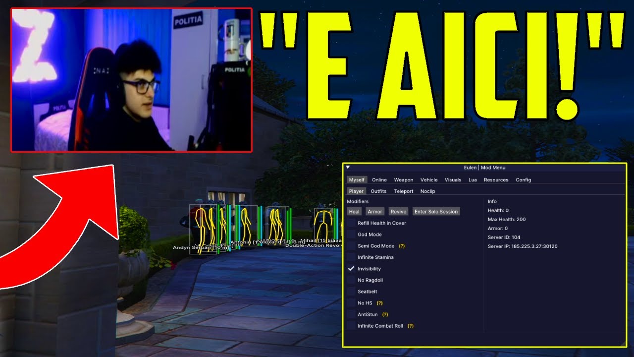 L-am Trollat pe UzzyZVR pe FiveM cu HACK!