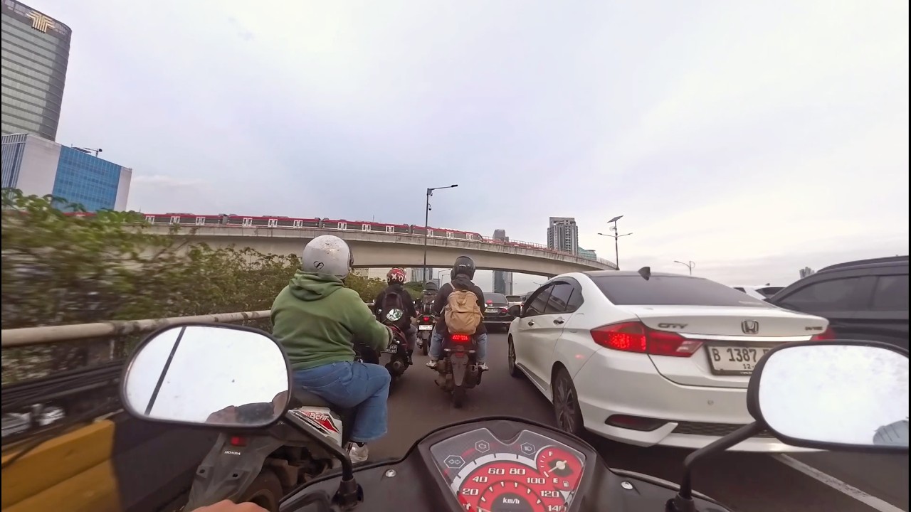 Pulang Kantor Lawan Macet | Jakarta Pusat ke Jakarta Selatan