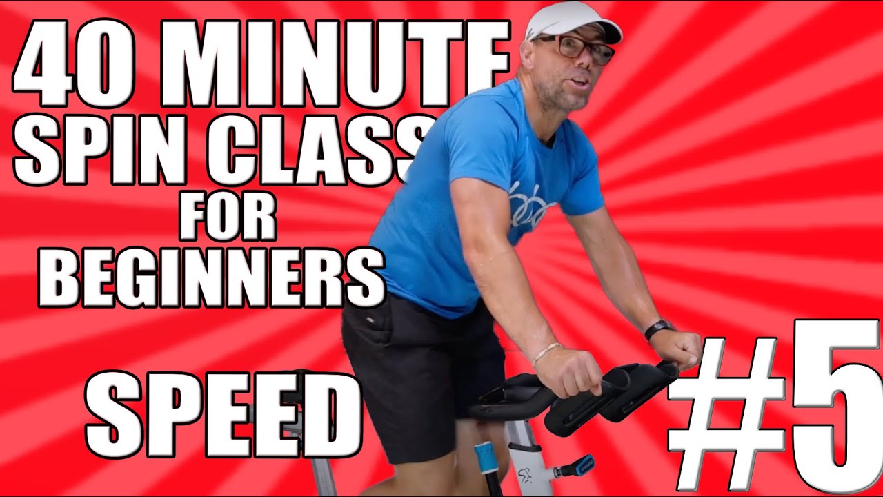DAY 5 // 40 minute SPIN CLASS FOR BEGINNERS // Speed Training for Indoor Cycling