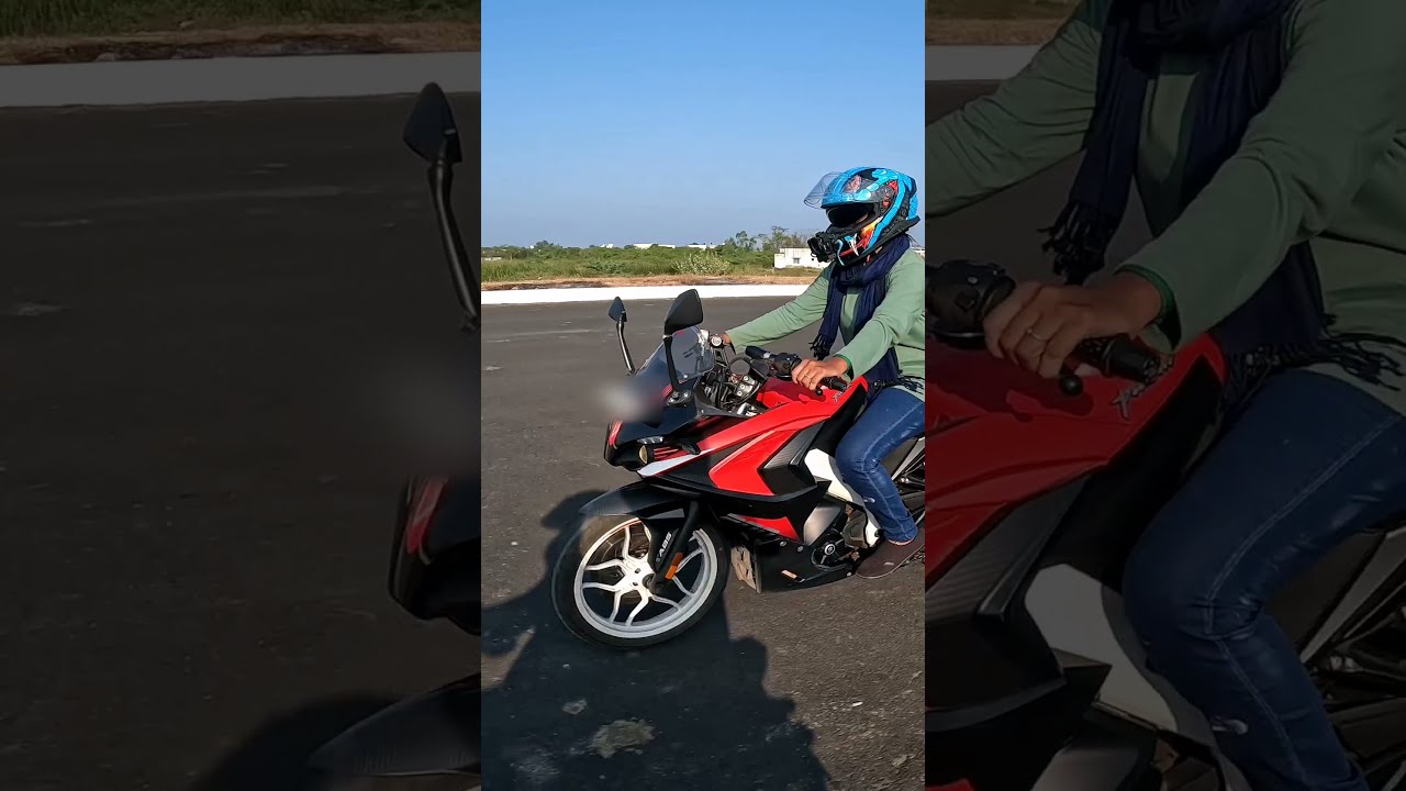 💪First time drive gear bike|🏍️Bajaj Pulsar RS200😍|#tripofgirl 💪🥰💐 #tamilmotovlogs #girlbikerider