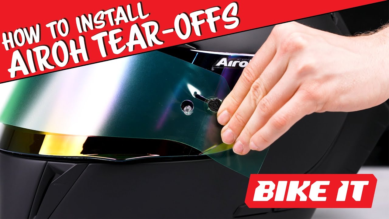 How to install Tear-Offs on your Airoh GP550S/GP500