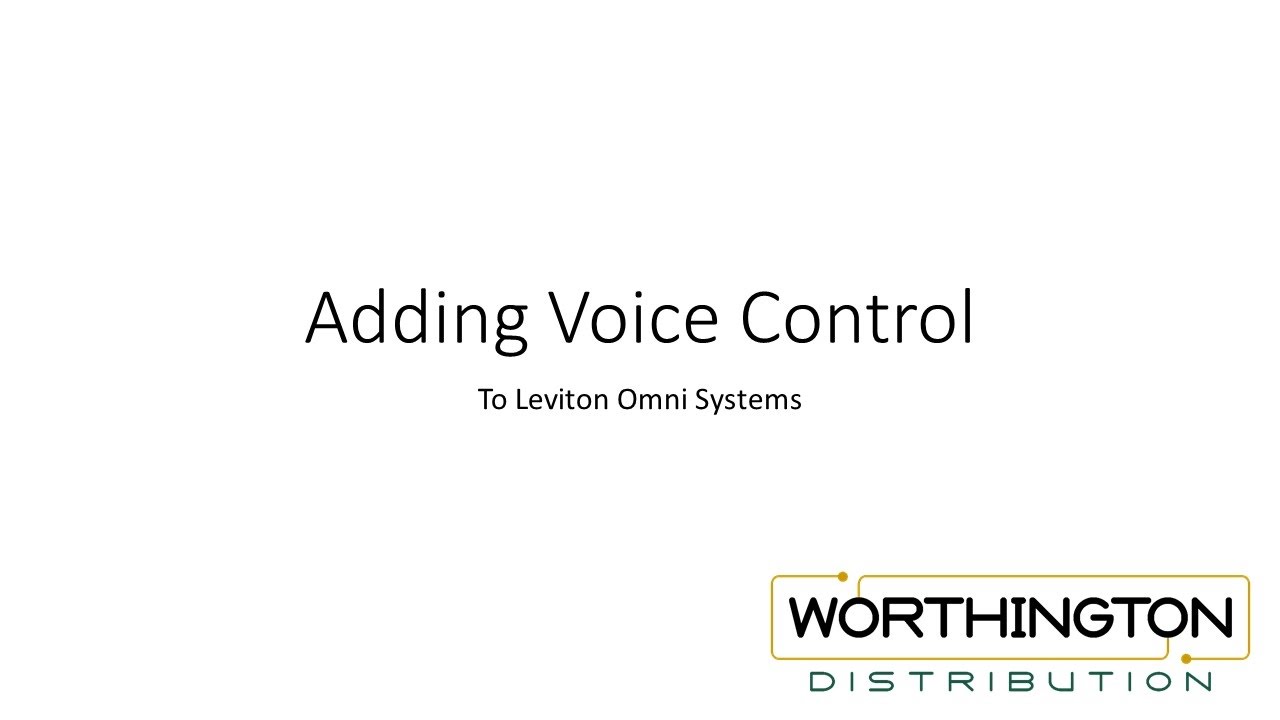 Adding Voice Control to Leviton Omni Systems using Alexa