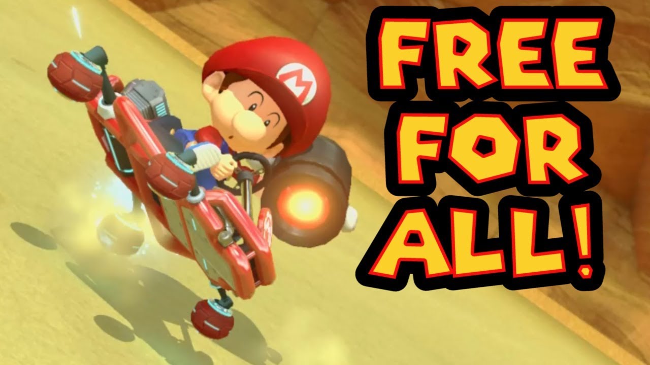 Mario Kart 8 Deluxe 200cc Online Races Free For All