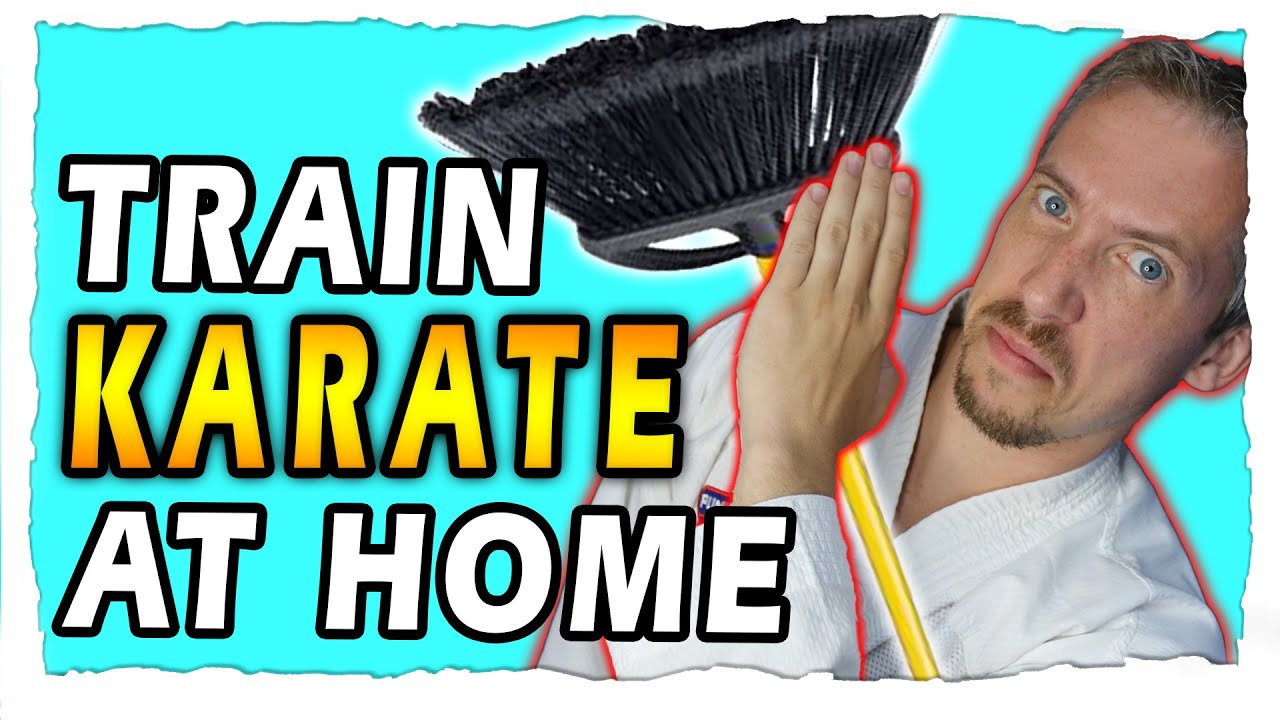 TRAIN KARATE at HOME | 5 BROOM Exercises