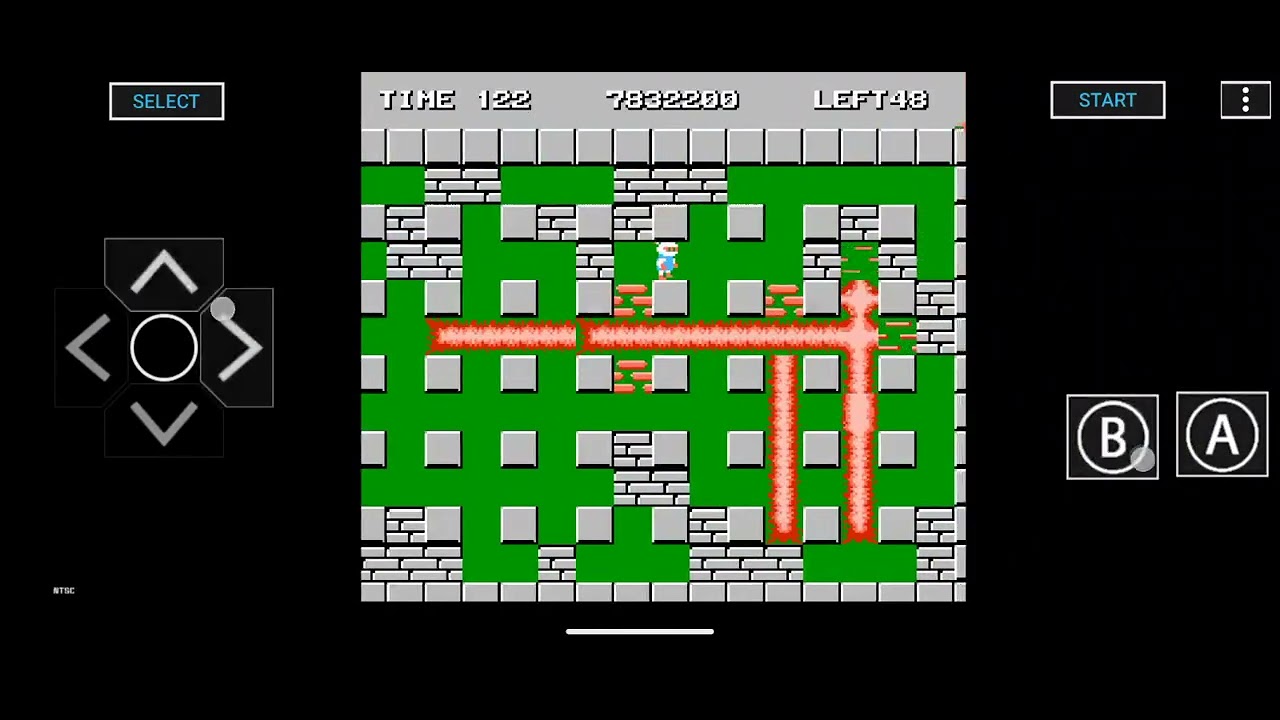 Bomber Man! Game play of stage 49