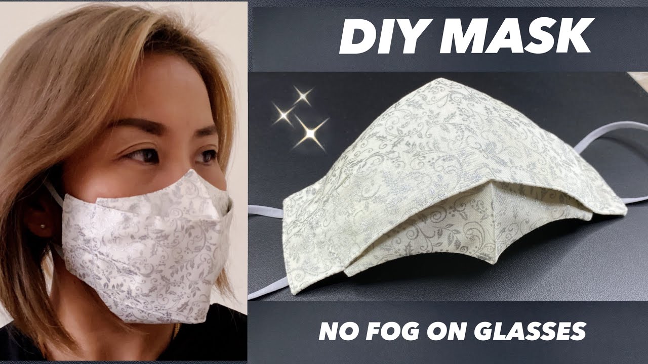 (New Design) DIY Face Mask | Breathable MASK | Mask Make it Easy | NO FOG ON GLASSES