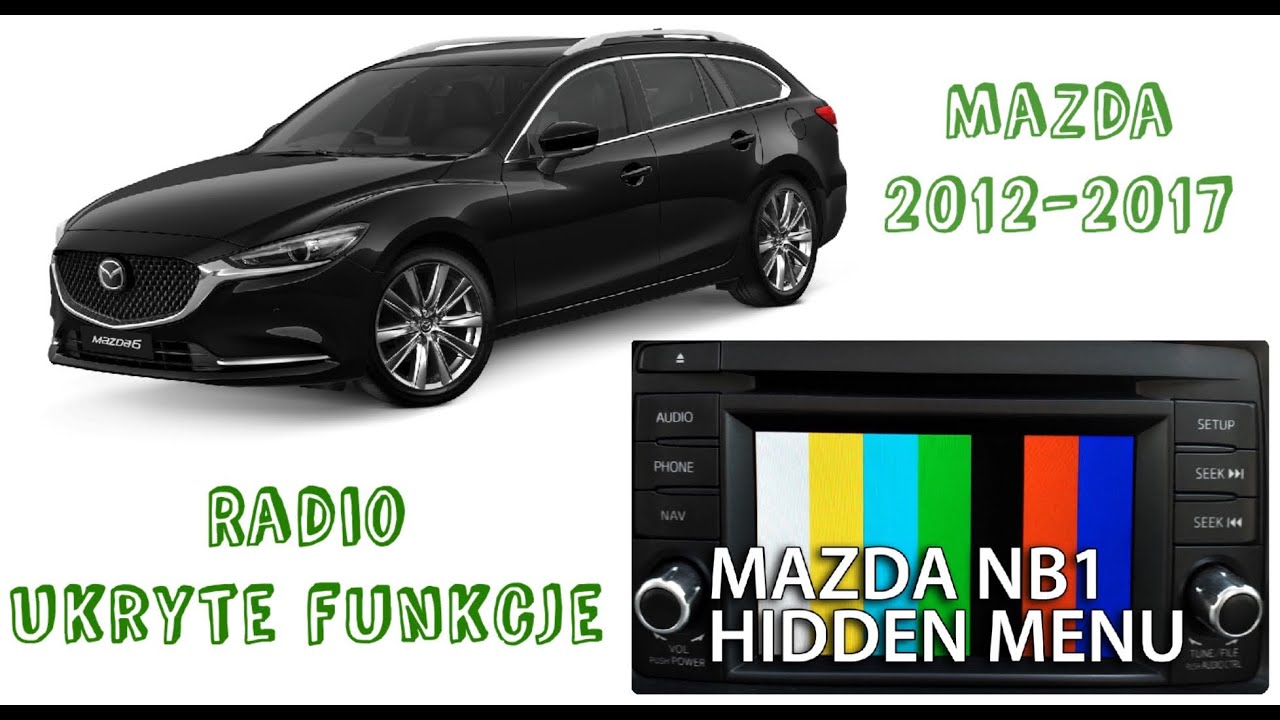 Dodatkowe Ukryte funkcje Radio Mazda 6 Skyactiv 2014 GJ Hidden Functions
