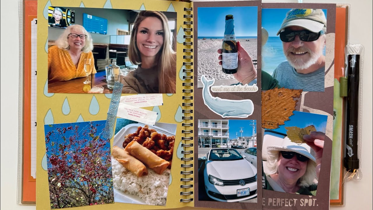 smash book, scrapbook, junk journal ￼flip through 2023 book two
