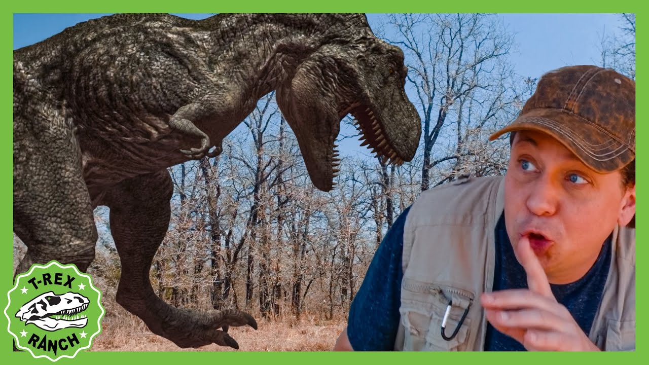 Dinosaur Invisible Cloak & Hologram | @TrexRanch | NEW Superhero Cartoon for Kids | Moonbug Kids