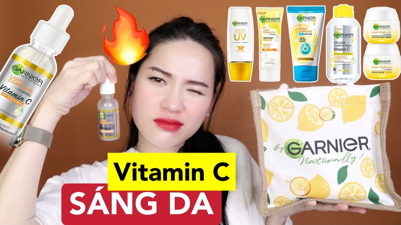 🔥Review🔥 BỘ VITAMIN C GARNIER | HA LINH OFFICIAL [Video Có Chứa Affiliate Marketing]