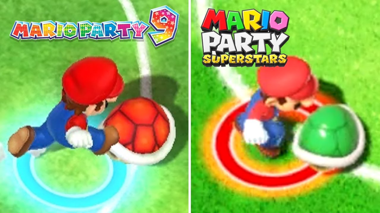 Mario Party Superstars vs. Mario Party 9 - All Minigames Comparison (Wii vs Switch)