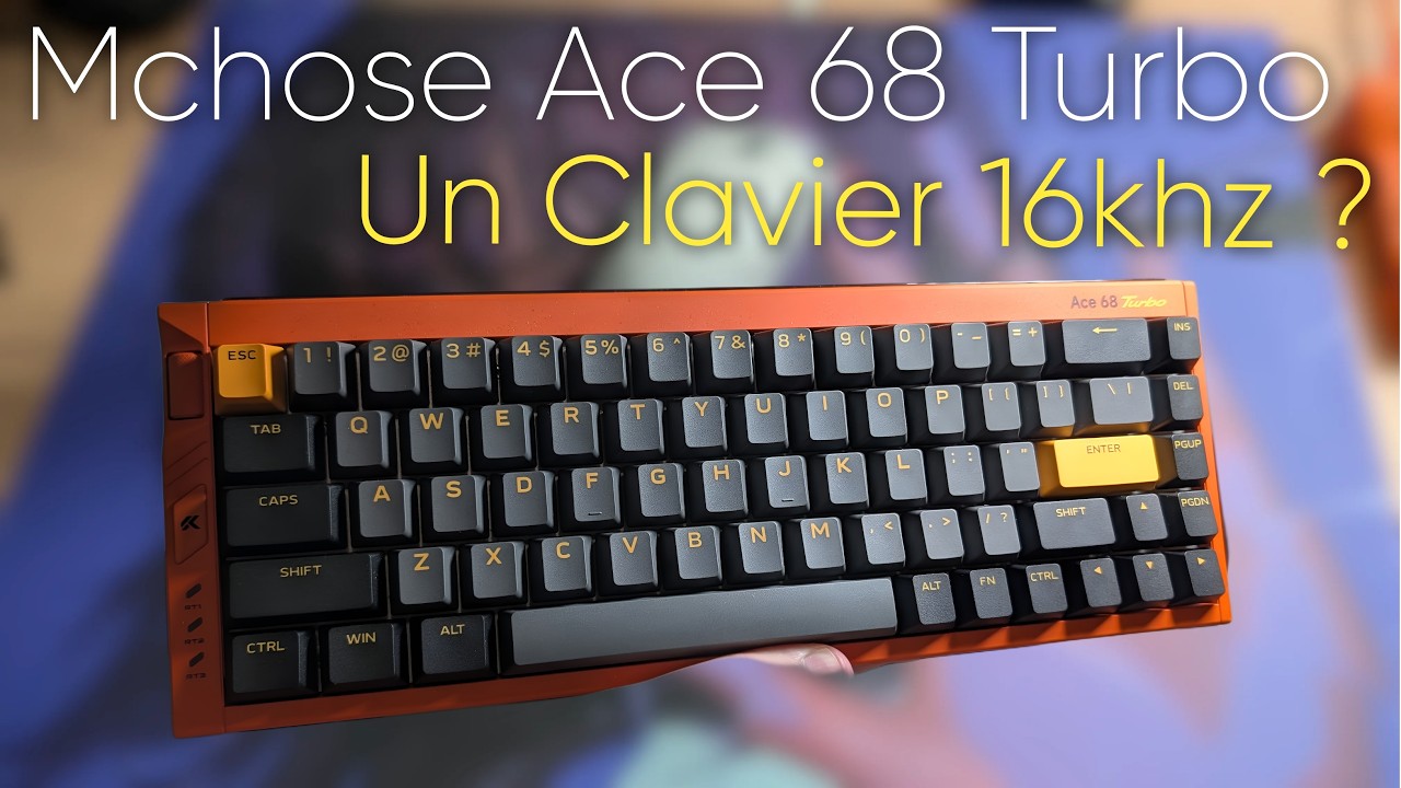 Un V12 Dans Le Clavier ??? - Mchose ACE 68 TURBO