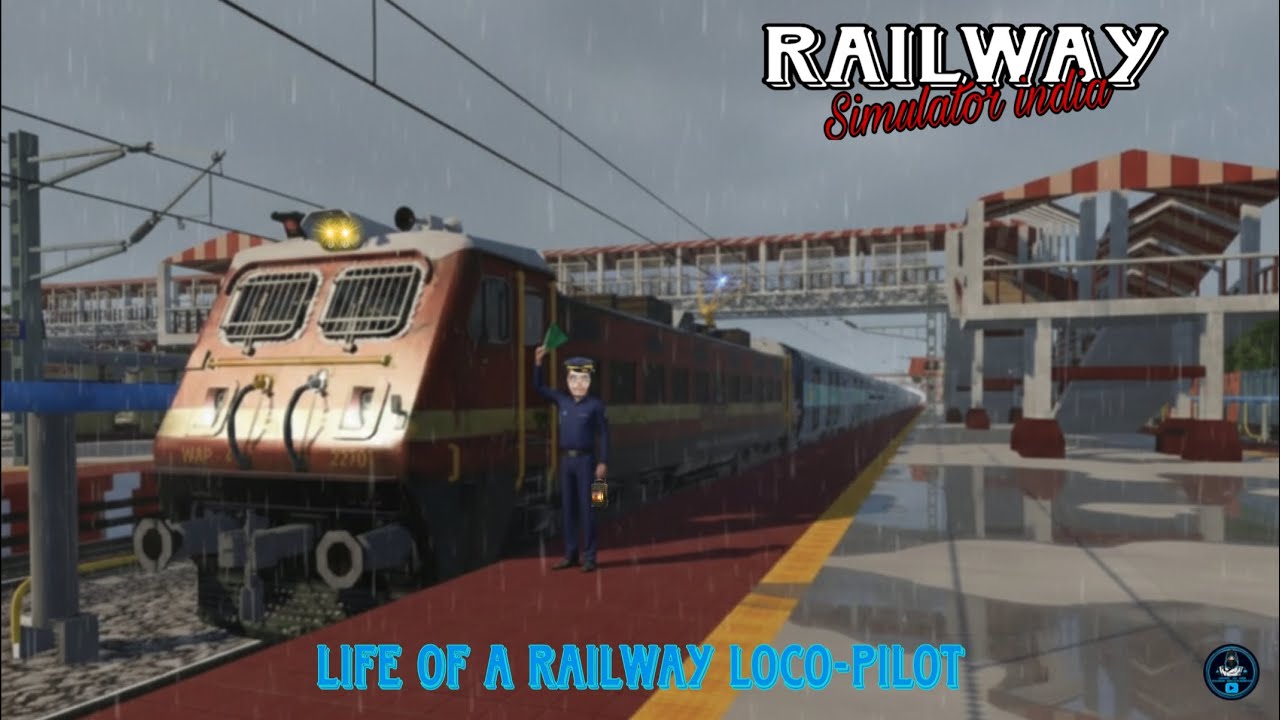 A struggle life of a Indian Railways Loco-pilot in RAILWAY SIMULATOR INDIA 🇮🇳 • BETA Update Gameplay