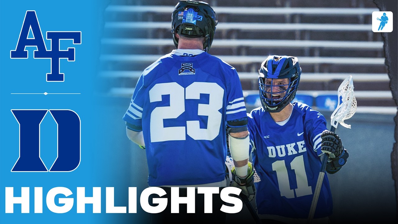Air Force vs Duke | NCAA College Lacrosse | Highlights - March 07, 2026