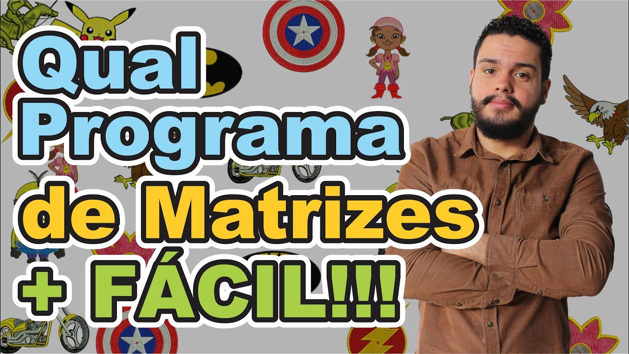 Programa mais FÁCIL Para Matrizes de Bordados