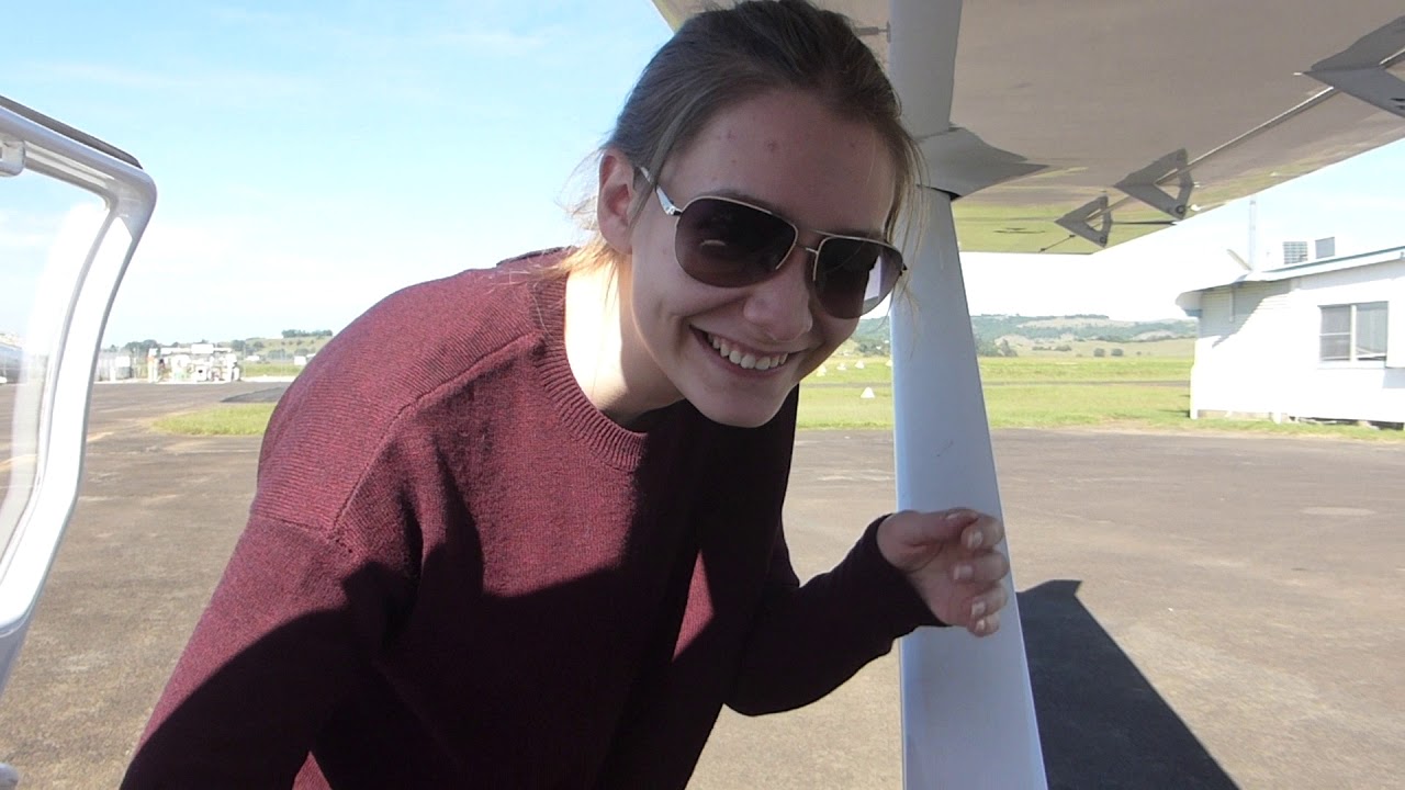 Jabiru First Passenger Flight. Girl 15 . Savannah's First Passenger Flight