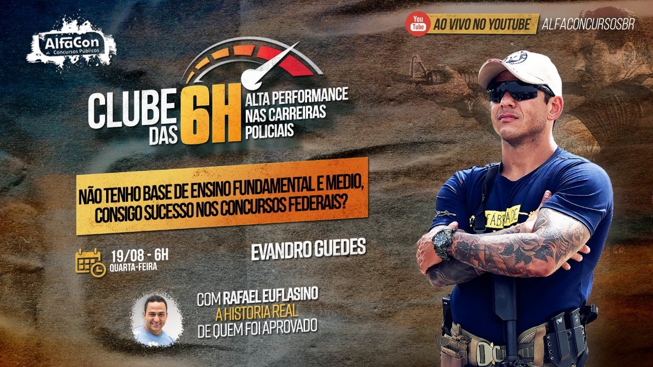 Clube das 6h! N&atilde;o tenho base de ensino fundamental e m&eacute;dio, consigo sucesso nos Concursos Federais?