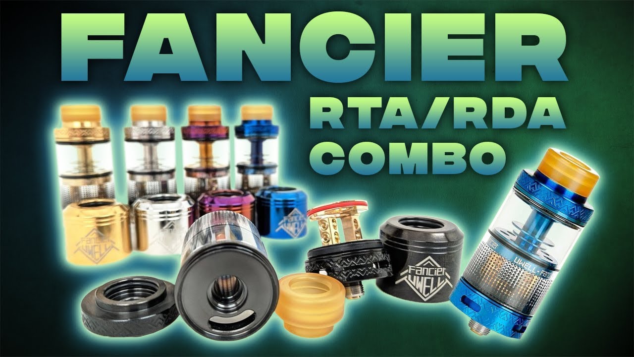 Uwell Fancier RTA/RDA Combo - UPSIDE DOWN WICKING?!