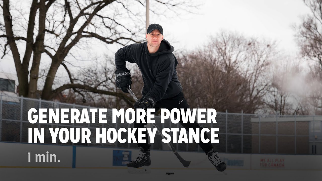 Generate More Power In Your Hockey Stance