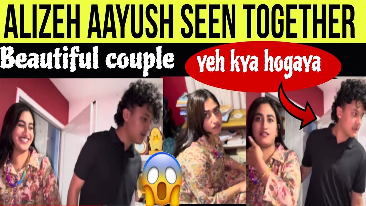 Alizeh Aayush Seen Together In Home ❤️Best Couples Aayuzeh 