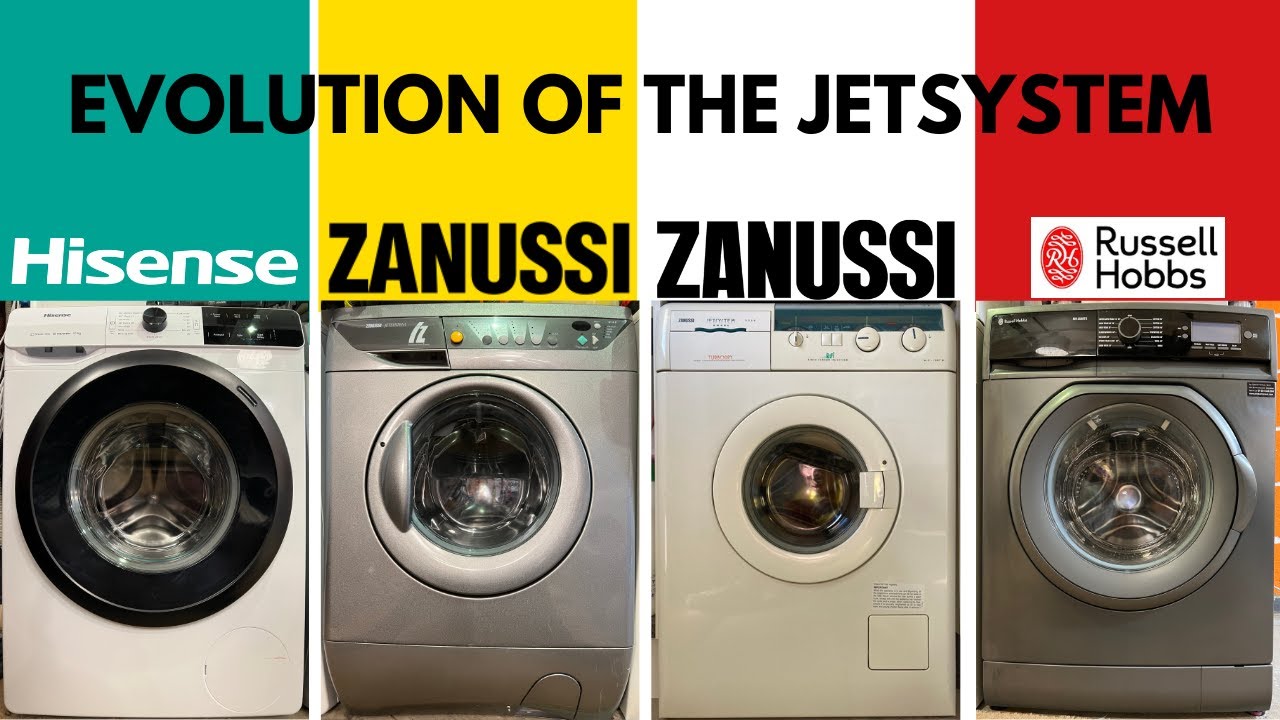 Evolution Of The Jetsystem - Hisense WFGE10141VM, Zanussi IZ16S, WJS1397W & Russell Hobbs RH1250RTG