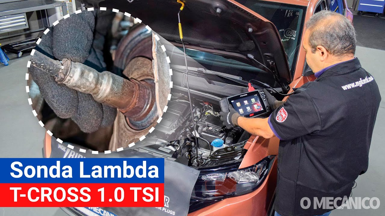 Diferenças no sinal da sonda lambda do VW T-Cross 200 TSI