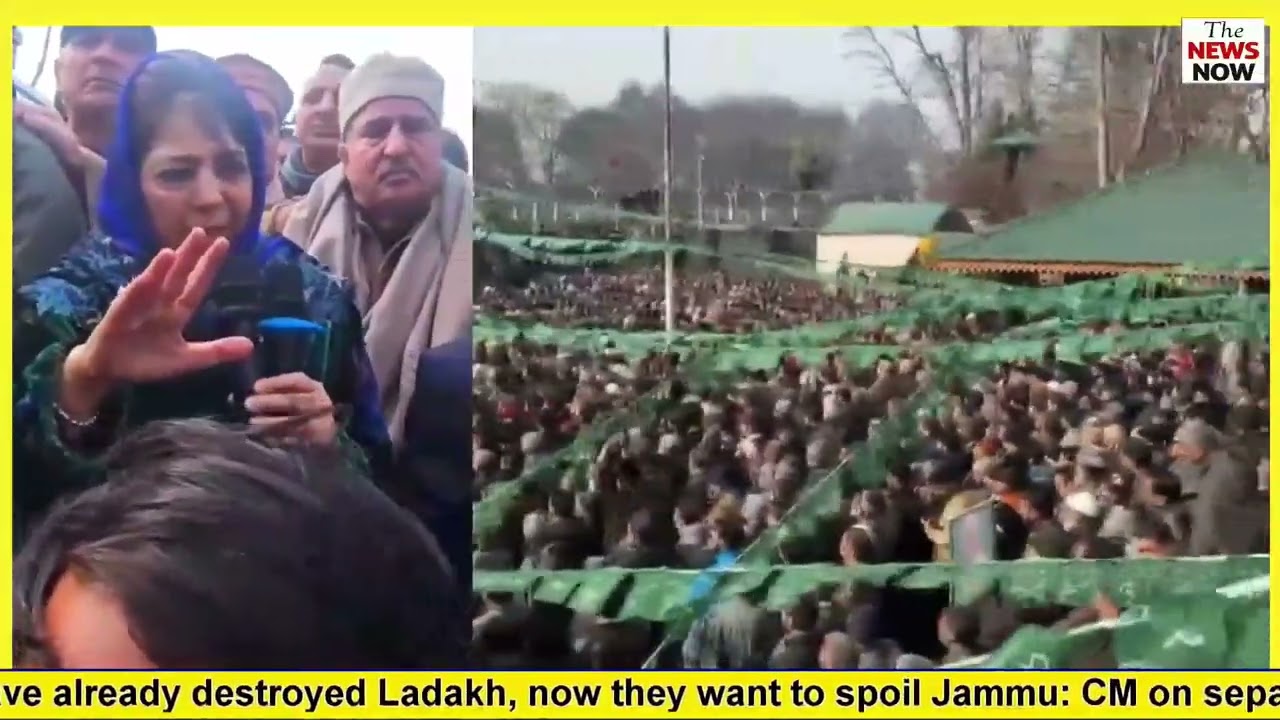 Mehbooba Mufti slams CM Omar for ‘silence’ on land acquisition, orchardists’ concerns