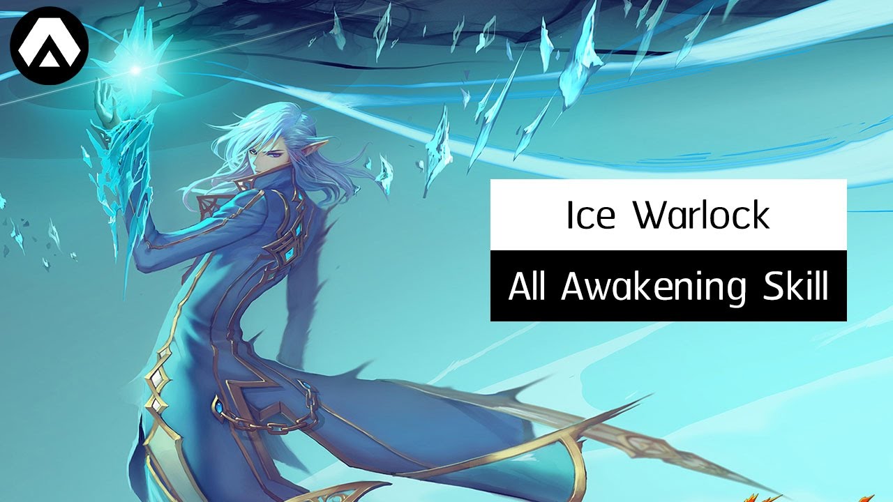 [Kritika]  Ice Warlock : All Awakening Skill (LV.10) Red & Blue (Revise)