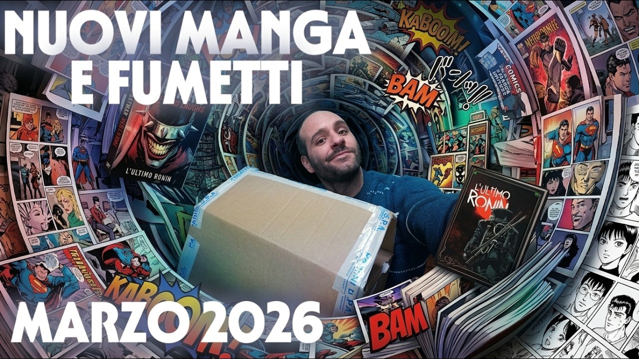 NUOVI MANGA E FUMETTI DALLA PANINI MARZO 2026: PACCO INCREDIBILE